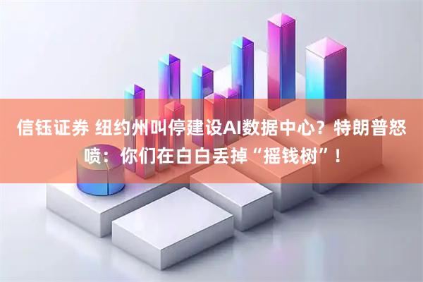 信钰证券 纽约州叫停建设AI数据中心？特朗普怒喷：你们在白白丢掉“摇钱树”！